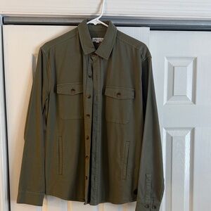 Peter Millar Khaki Men's Shirt Jacket